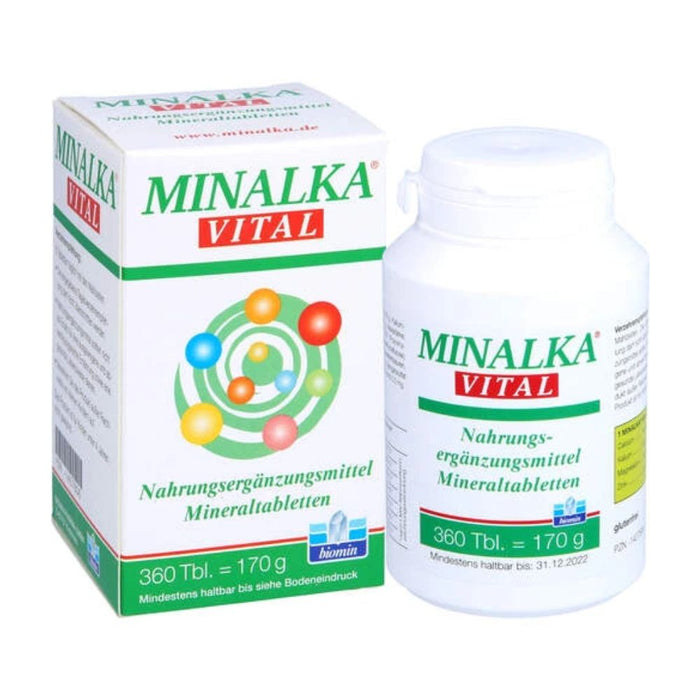 MINALKA vital Mineraltabletten, 360 St. Tabletten