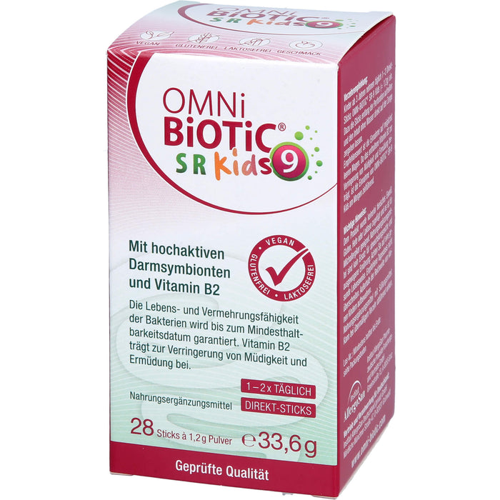 OMNi-BiOTiC SR-9 Kids mit wertvollen Bakterienstämmen, 28 St. Beutel