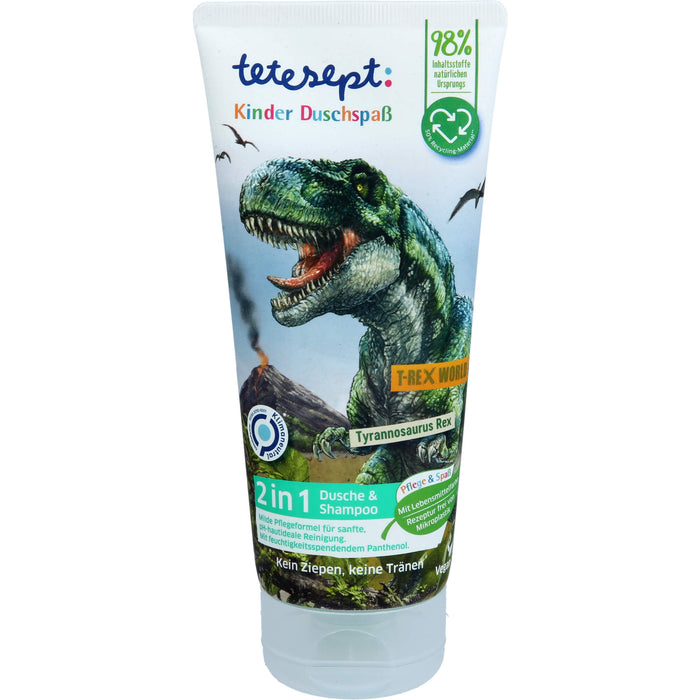 tetesept Kinder Duschspaß T-Rex World, 200 ml XDG