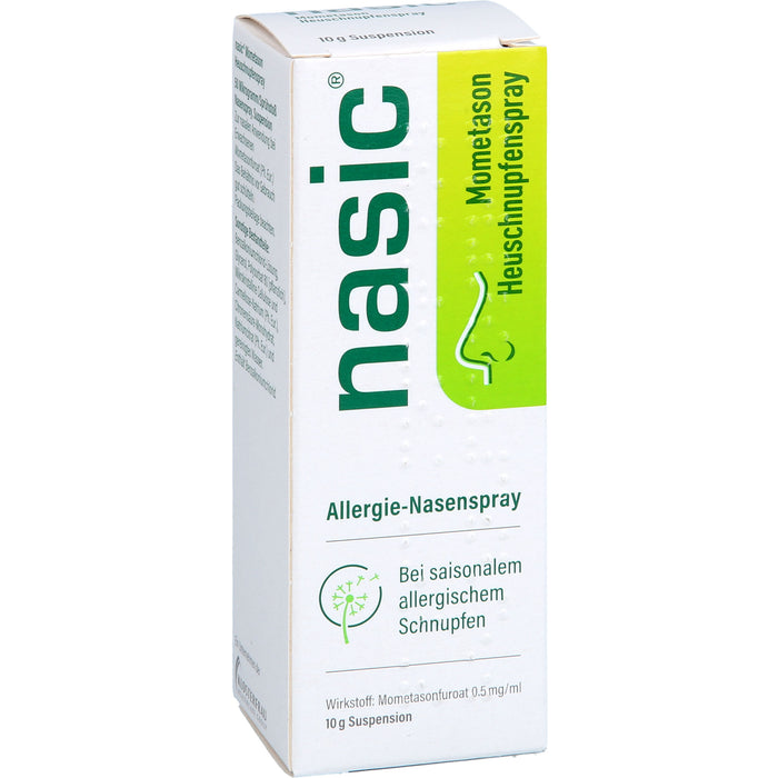 Nasic Mometason Heuschnupfenspray 50 Mikrogramm/Sprühstoß, 10 g Spray