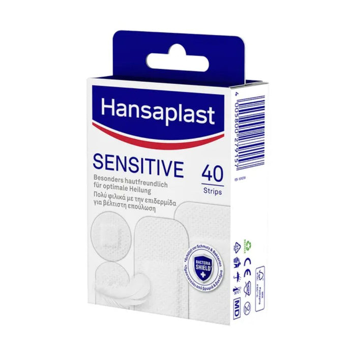 Hansaplast Sensitive Pflaster Hypoallergen 40 Str, 40 St. Pflaster