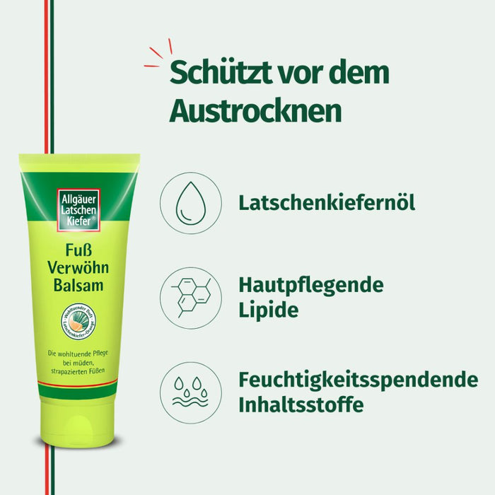 Allgäuer Latschenkiefer Fuß Verwöhnbalsam, 100 ml Creme