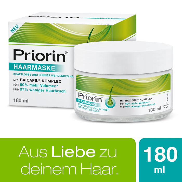 Priorin Haarmaske kraftloses und dünner werdendes Haar, 180 ml Masken