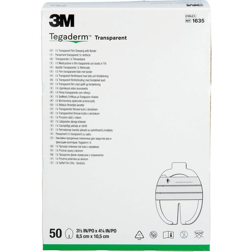 TEGADERM IV zur Kanülen-u.Katheterfixat 8,5x10,5cm, 50 St VER