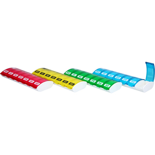 WEPA 1x7 Wochenbox farbig sortiert UV-Schutz+, 1 St. Box