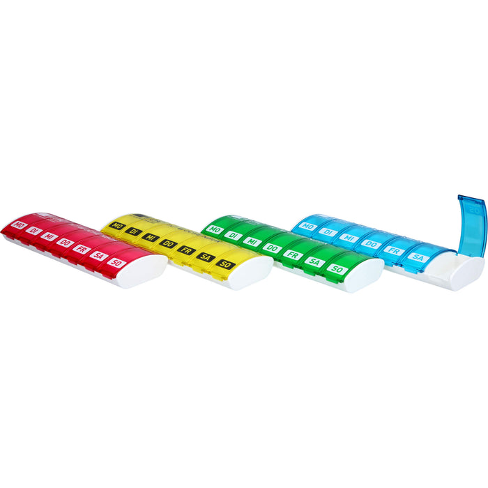WEPA 1x7 Wochenbox farbig sortiert UV-Schutz+, 1 St. Box
