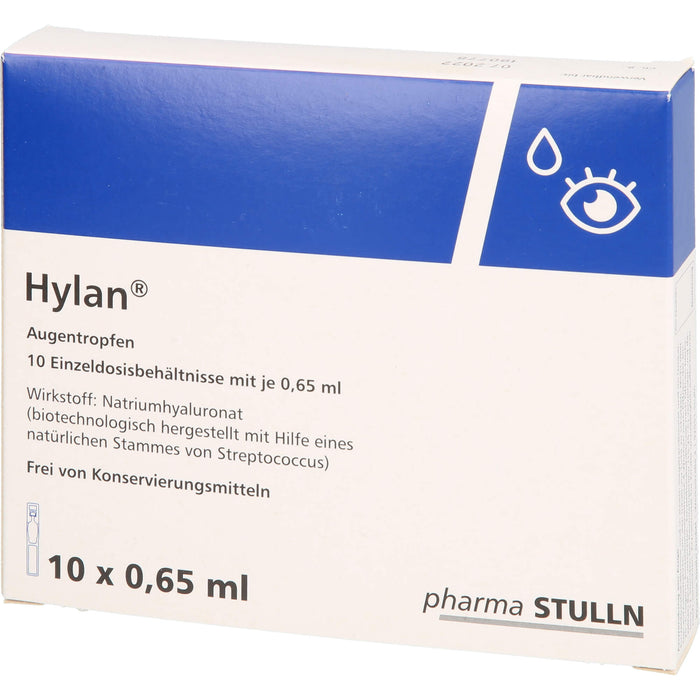 Hylan Augentropfen, 10 St. Lösung