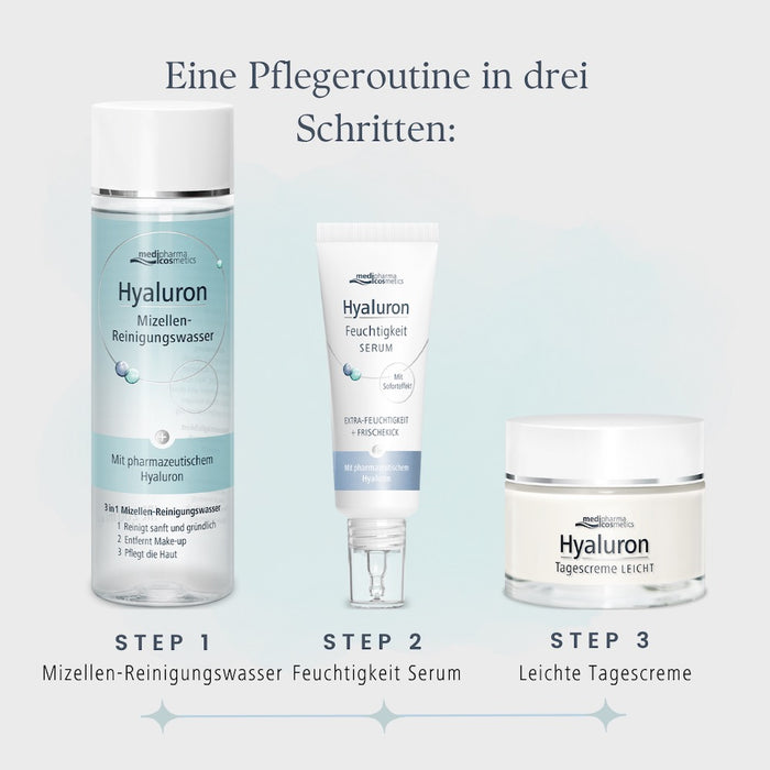 Medipharma Cosmetics Hyaluron Mizellen-Reinigungswasser, 200 ml Lösung