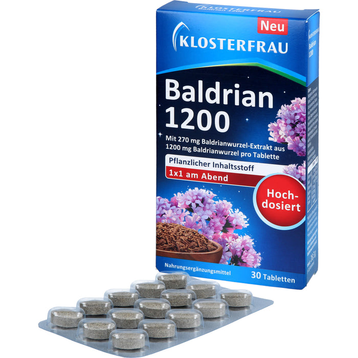 Klosterfrau Baldrian 1200 Tabletten, 30 St. Tabletten