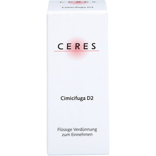Ceres Cimicifuga D2 Dil., 20 ml Lösung