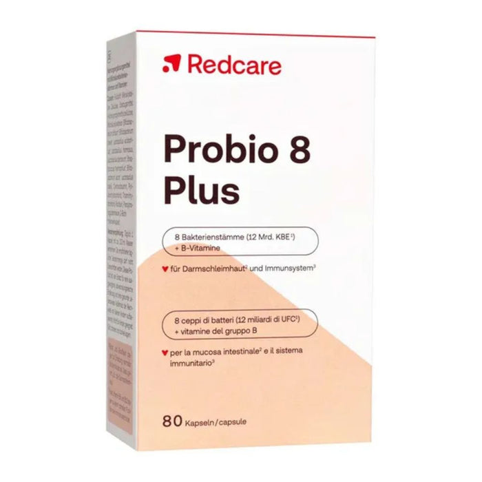 Redcare Probio 8 Plus Kapseln für Darmschleimhaut und Immunsystem, 80 St. Kapseln