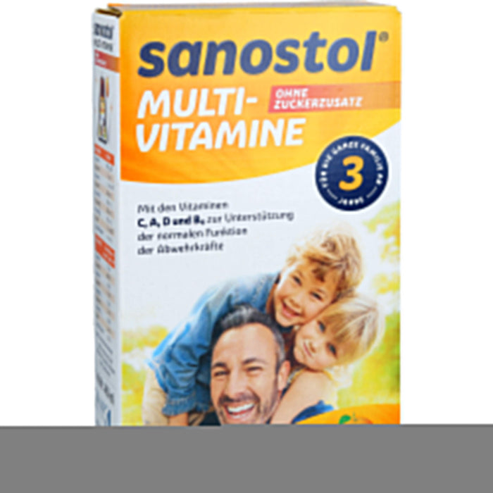 sanostol Multivitamine ohne Zuckerzusatz Saft, 460 ml Lösung