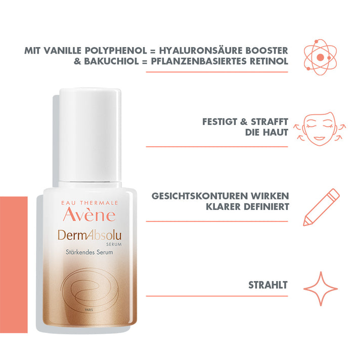 Avène DermAbsolu stärkendes Serum für Haut und Gesicht, 30 ml Lösung