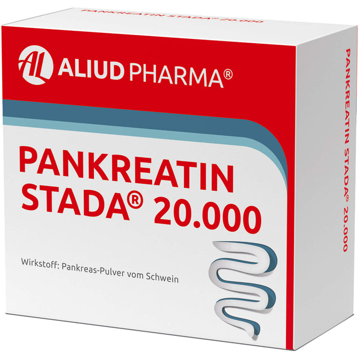STADA Pankreatin 20.000 magensaftresistente Hartkapseln, 50 St. Kapseln
