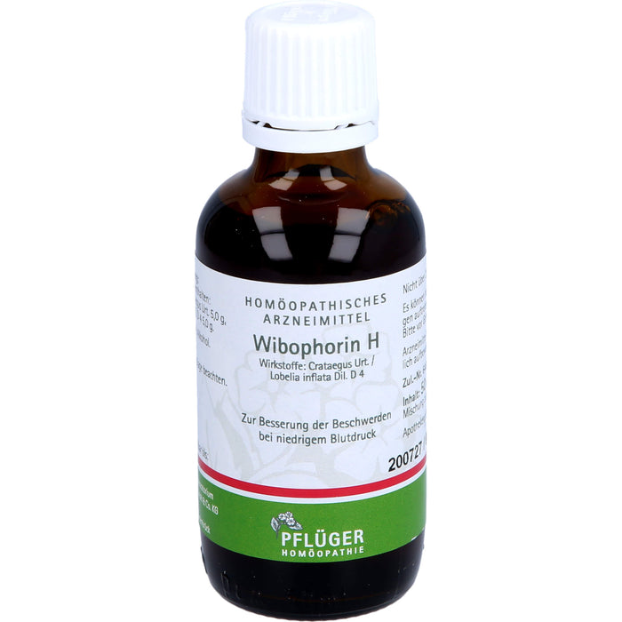 Wibophorin H Lösung bei niedrigem Blutdruck, 50 ml Lösung