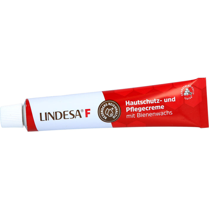 Lindesa F Hautschutz- und Pflegecreme mit Bienenwachs, 50 ml Creme