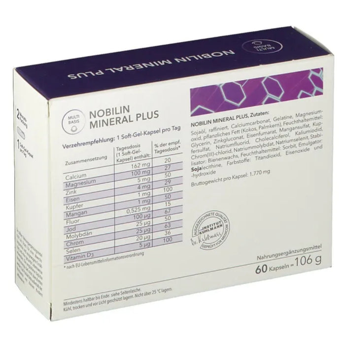 NOBILIN Mineral Plus Multi Basis Soft-Gel-Kapseln, 60 St. Kapseln