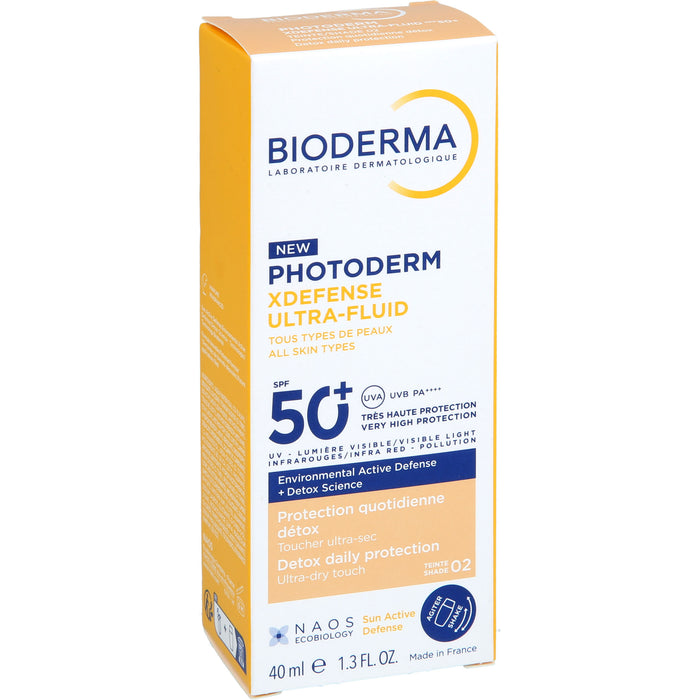BIODERMA Photoderm XDefense Ultra-fluid LSF 50+ ungetönt, 40 ml Lösung