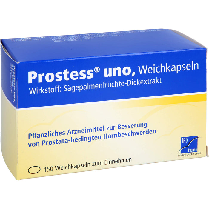 Prostess uno Weichkapseln bei prostatabedingten Harnbeschwerden, 150 St. Kapseln