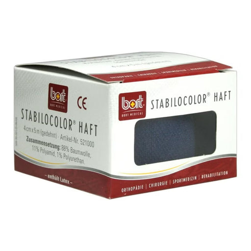 BORT StabiloColor haft kohösive, dauerelastische Binde 4 cm blau, 1 St. Binde