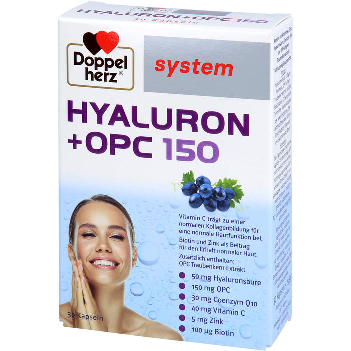 Doppelherz system Hyaluron + OPC 150 Kapseln, 30 St. Kapseln