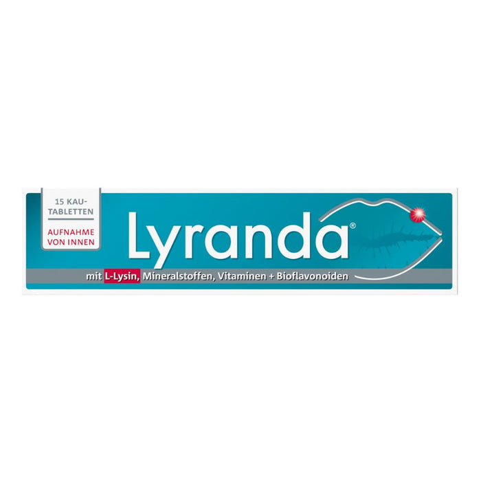 Lyranda Kautabletten bei Lippenherpes, 15 St. Tabletten