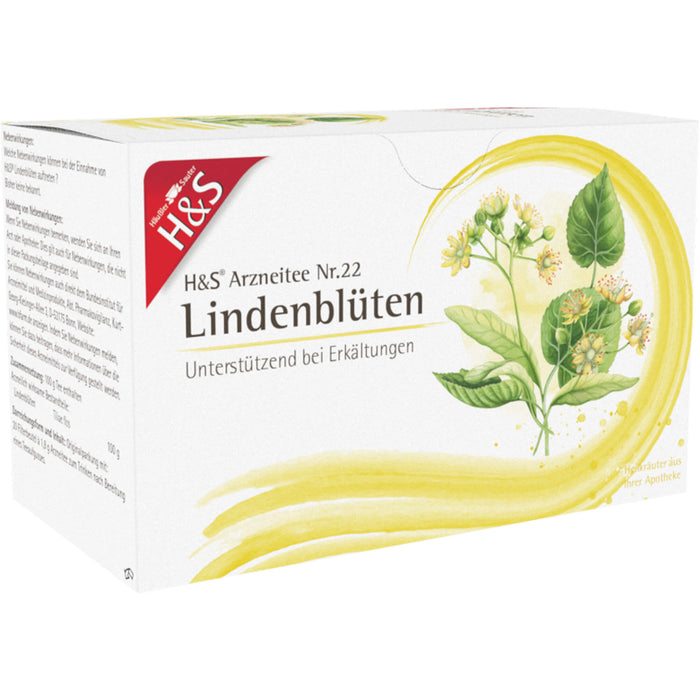 H&S Lindenblüten Arzneitee, 20 St. Filterbeutel