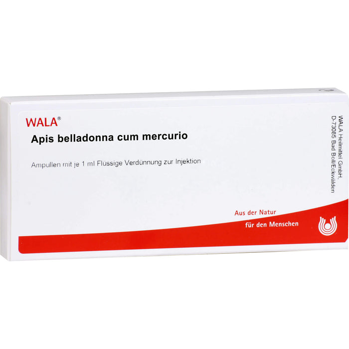 WALA Apis/Belladonna cum Mercurio flüssige Verdünnung, 10 St. Ampullen