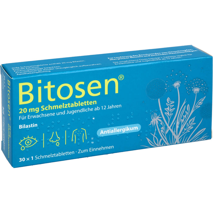 Bitosen 20 mg Schmelztabletten, 30 St. Tabletten