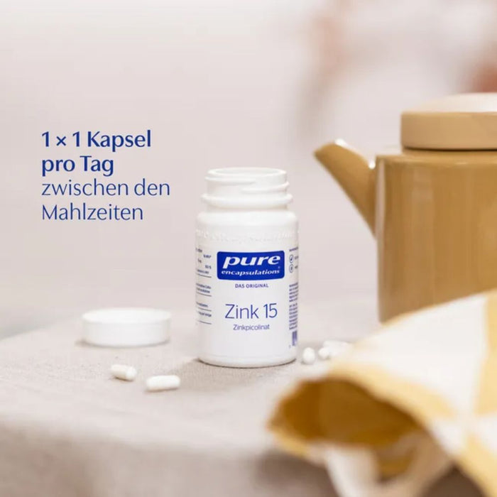 Pure Encapsulations Zink 15 Zinkpicolinat Kapseln, 30 St. Kapseln