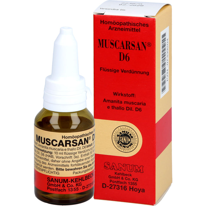 SANUM-KEHLBECK Muscarsan D6 Tropfen, 30 ml Lösung