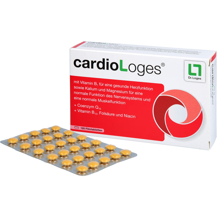 CardioLoges Tabletten für eine gesunde Herzfunktion, 120 St. Tabletten