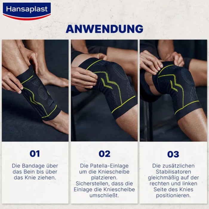 Hansaplast Sport Knie-Bandage Größe M, 1 St. Bandage