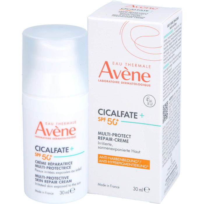 Avène Cicalfate Multi-Protect Repair-Creme SPF 50+ bei irritierter, sonnenexponierter Haut, 30 ml Creme