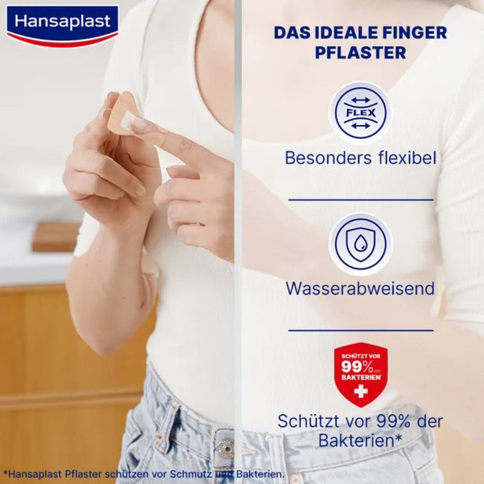 Hansaplast Elastic Fingerkuppen Pflaster 10 Str, 10 St. Pflaster