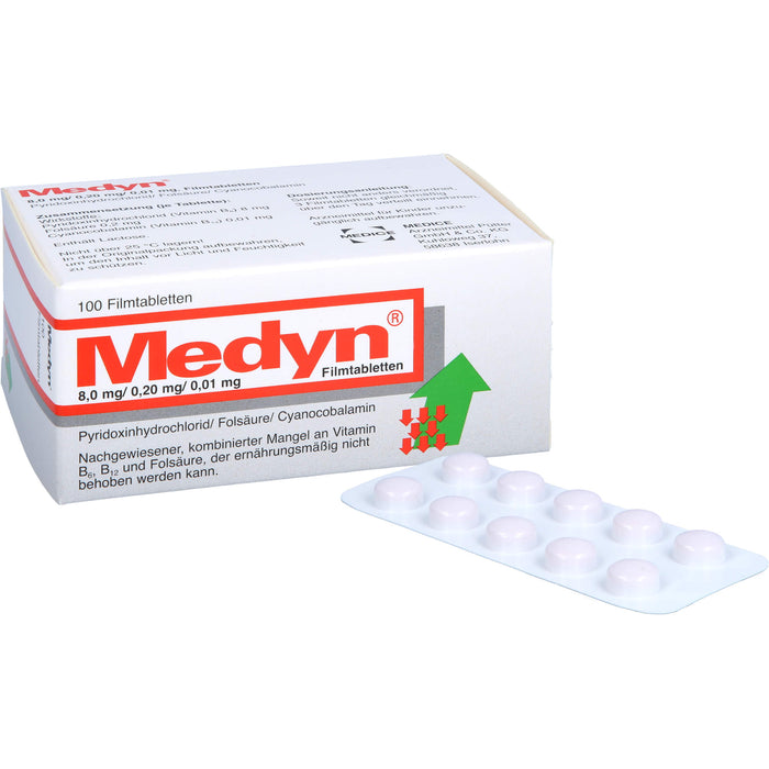 Medyn® 8,0 mg/0,20 mg/0,01 mg, Filmtabletten, 100 St. Tabletten