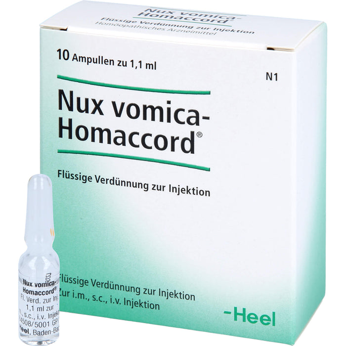 Nux vomica-Homaccord Inj.-Lsg., 10 St. Ampullen