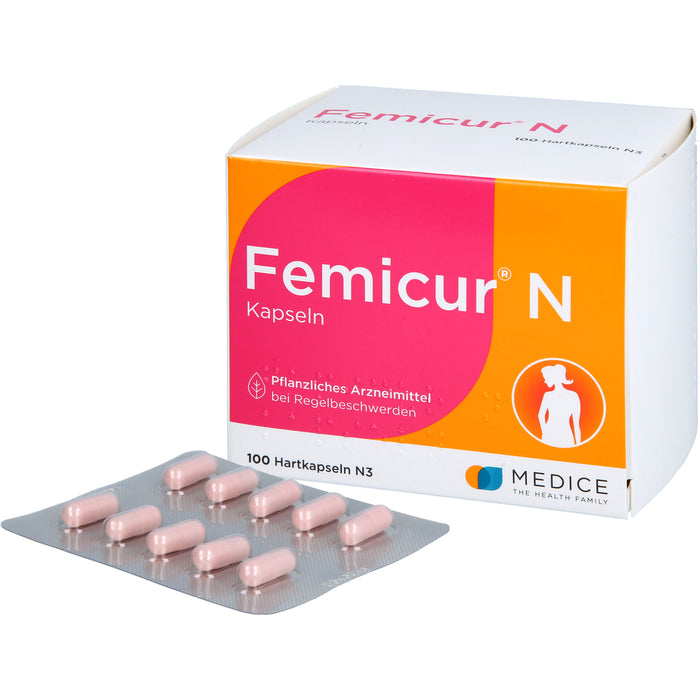 Femicur N Kapseln bei Regelbeschwerden, 100 St. Kapseln