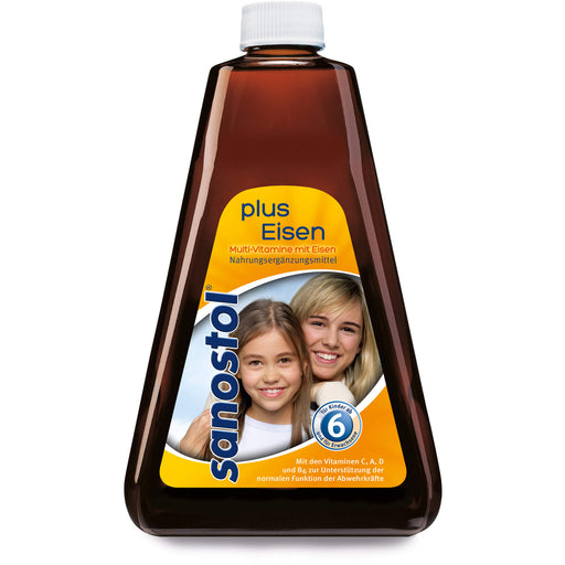 sanostol plus Eisen Multi-Vitamine Saft, 460 ml Lösung