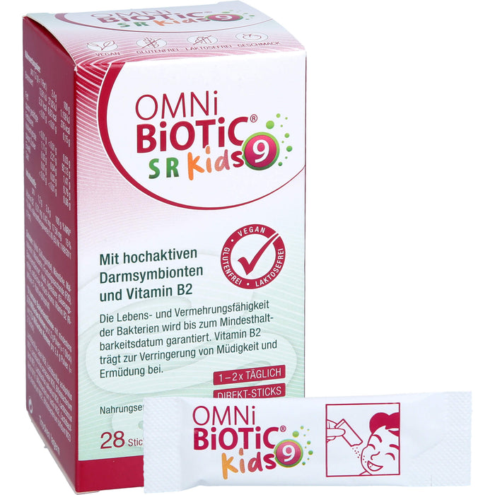 OMNi-BiOTiC SR-9 Kids mit wertvollen Bakterienstämmen, 28 St. Beutel