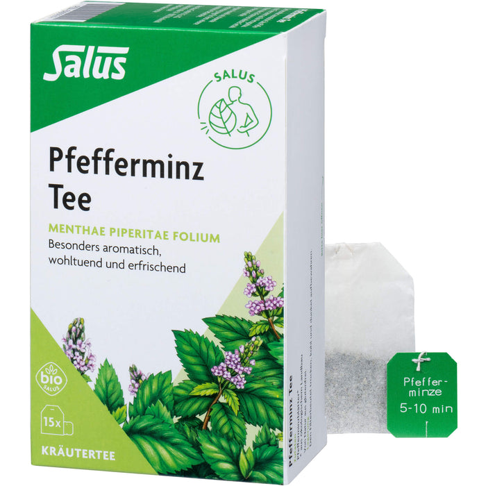 Pfefferminz Tee Menthae piperitae folium bio Salus, 15 St FBE