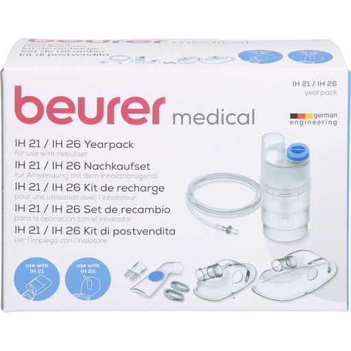 Beurer IH 21 / IH 25 / IH 26 Zubehörset zur Anwendung mit dem Inhalationsgerät, 1 St. Zubehör