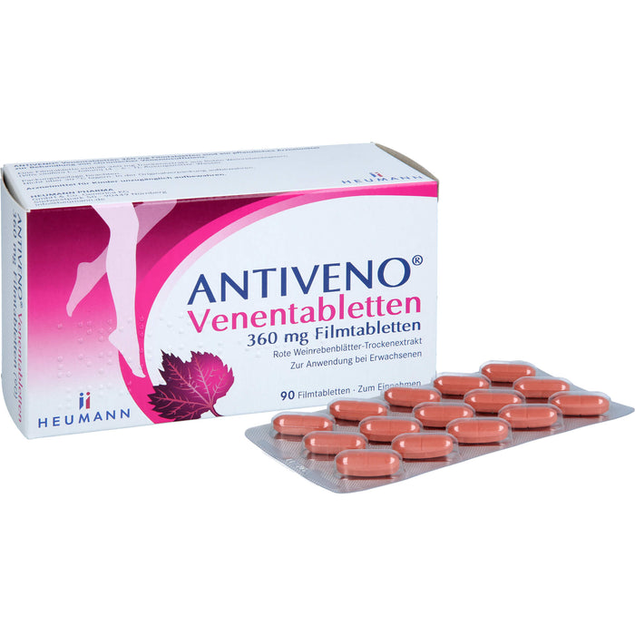 ANTIVENO Venentabletten 360 mg Filmtabletten, 90 St. Tabletten
