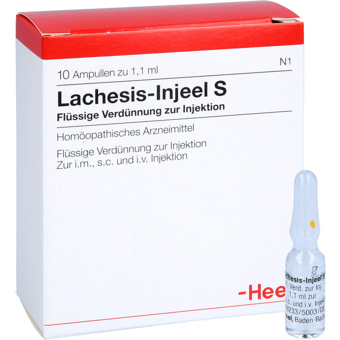 Lachesis-Injeel S Inj.-Lsg., 10 St. Ampullen