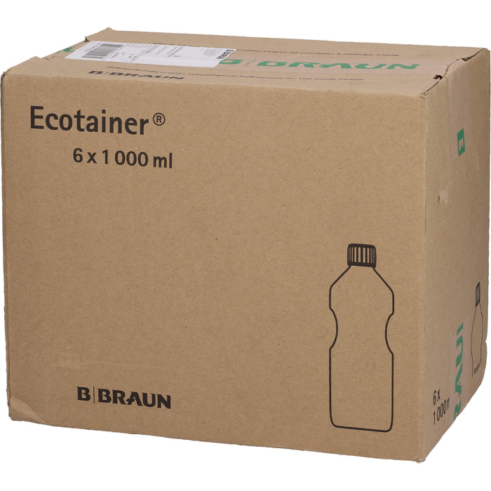Aqua B. Braun Spüllsg. Kunstoff Fl. 1000ml, 6X1000 ml LOE