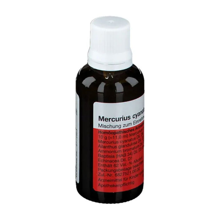 Mercurius cyanatus N Oligoplex , Mischung, 50 ml Lösung