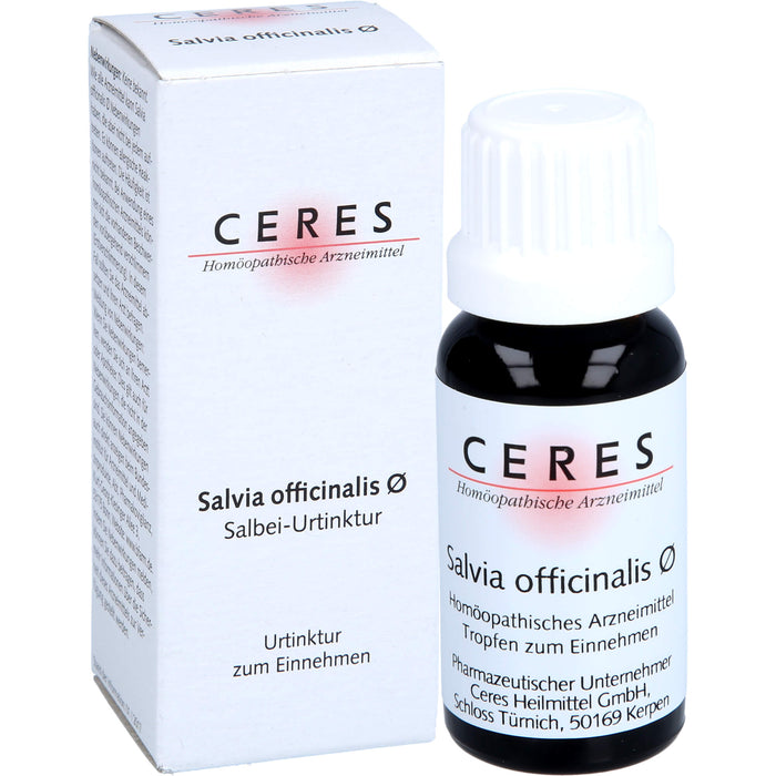 Ceres Salvia offic. Urtinktur, 20 ml Lösung