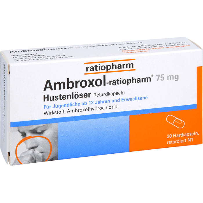 Ambroxol-ratiopharm 75 mg Hustenlöser Hartkapseln, 20 St. Kapseln