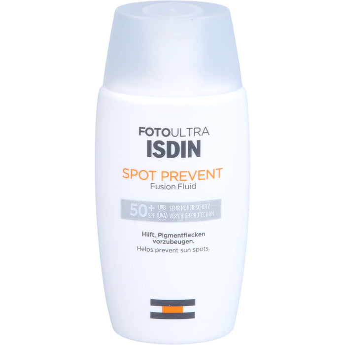 ISDIN FotoUltra Spot Prevent LSF 50+ Sonnencreme zur Vorbeugung von Pigmentflecken, 50 ml Emulsion