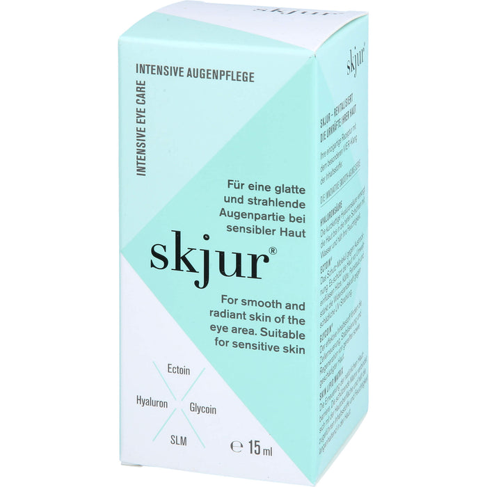 Skjur Intensive Augenpflege für eine glatte und strahlende Augenpartie, 15 ml Creme
